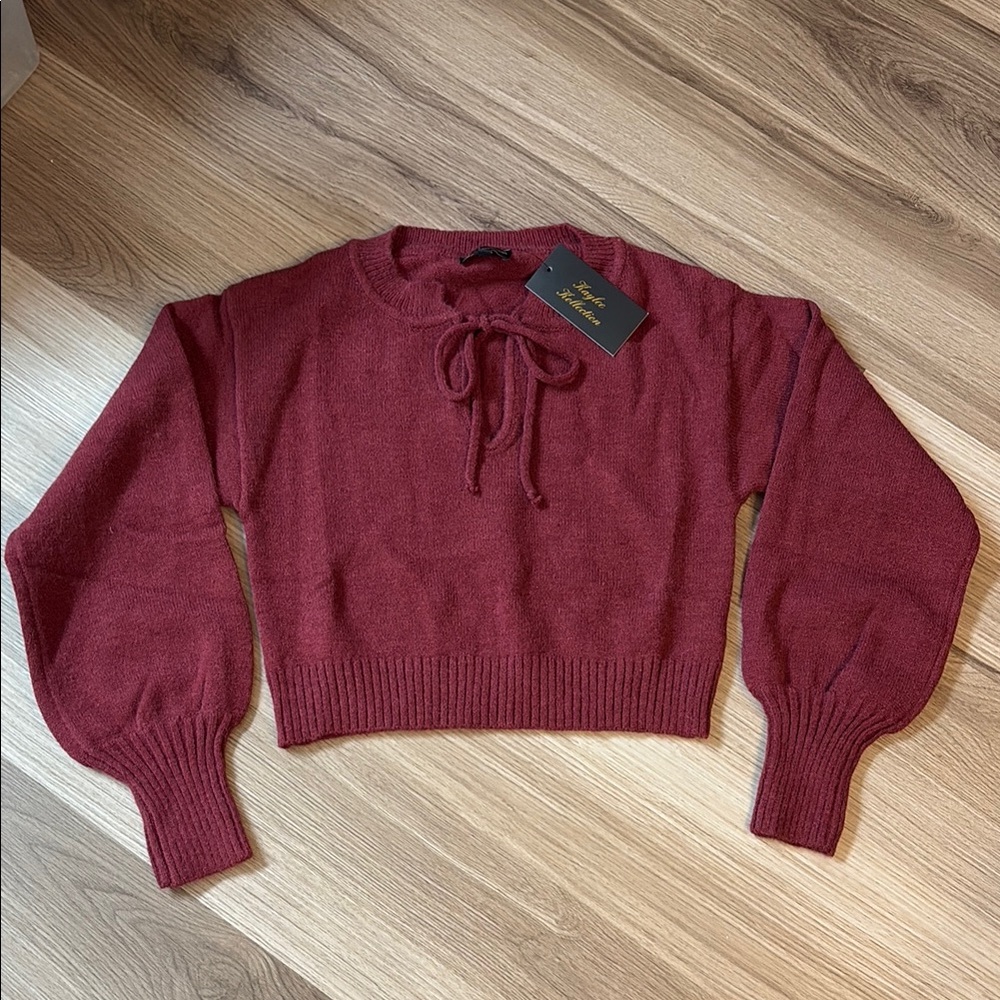Long Sleeved Burgundy SweaterRESERVED NOT FOR SALE